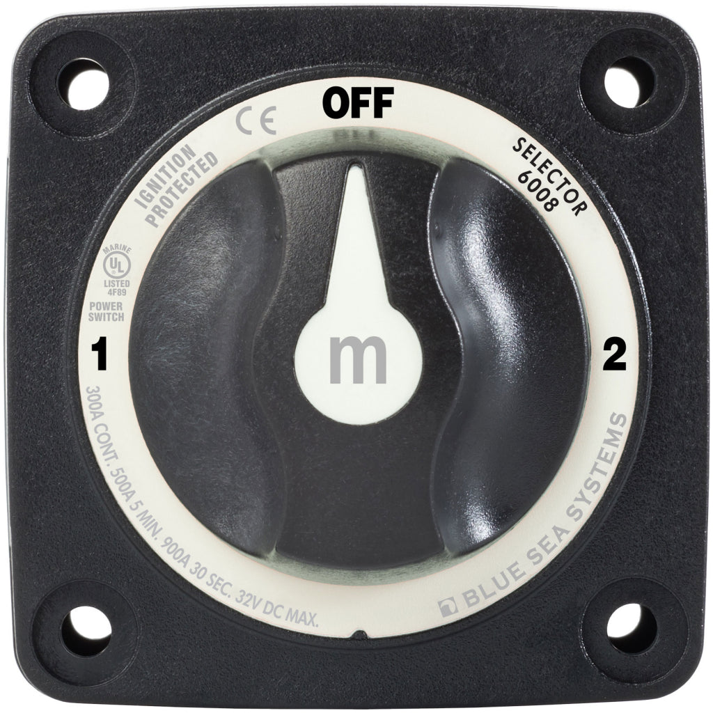 Blue Sea m-Series Selector Battery Switch Front