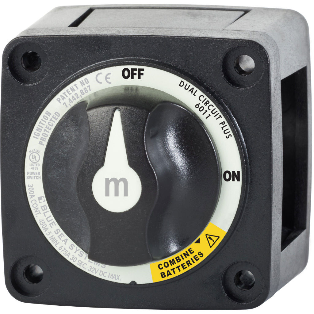 Blue Sea Mini Dual Circuit Plus Battery Switch