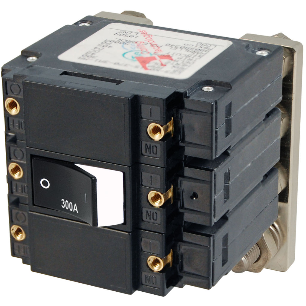 Blue Sea 300A C-Series Flat Rocker Circuit Breaker