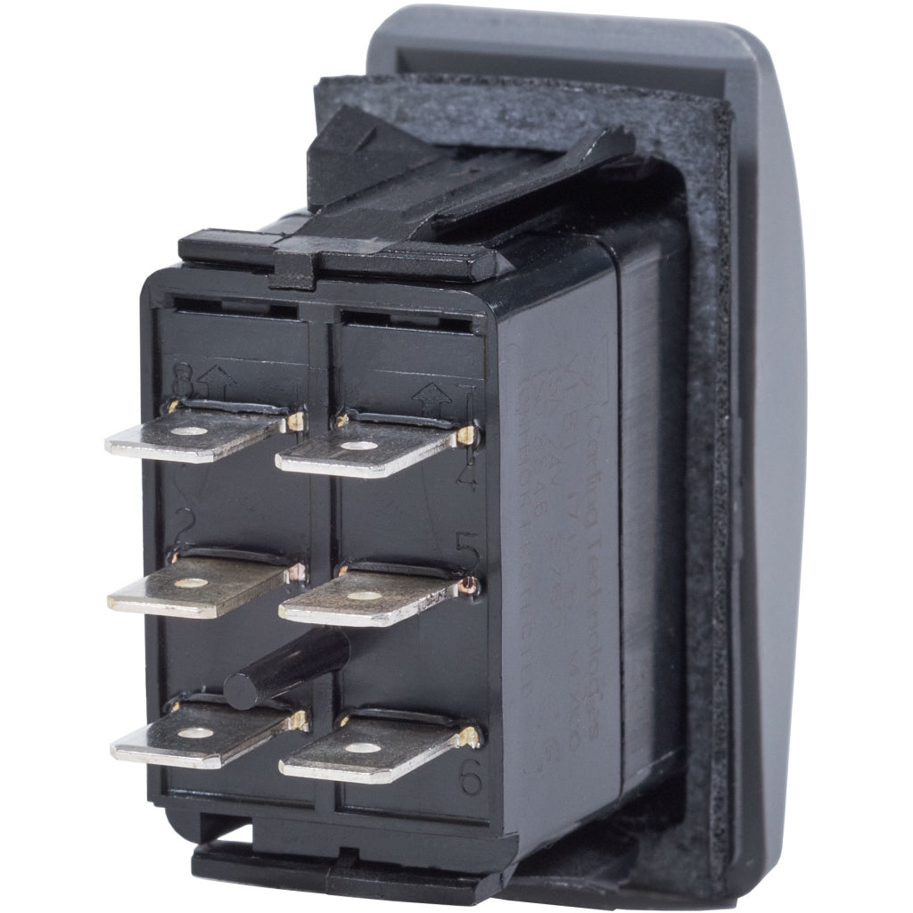 Blue Sea Black DPDT Contura II Switch Reverse