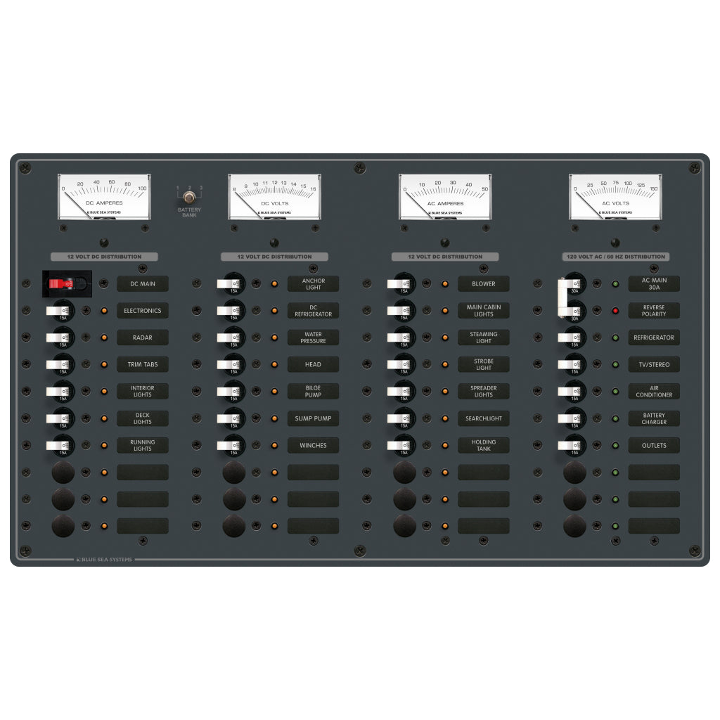 Blue Sea AC/DC Main Panel
