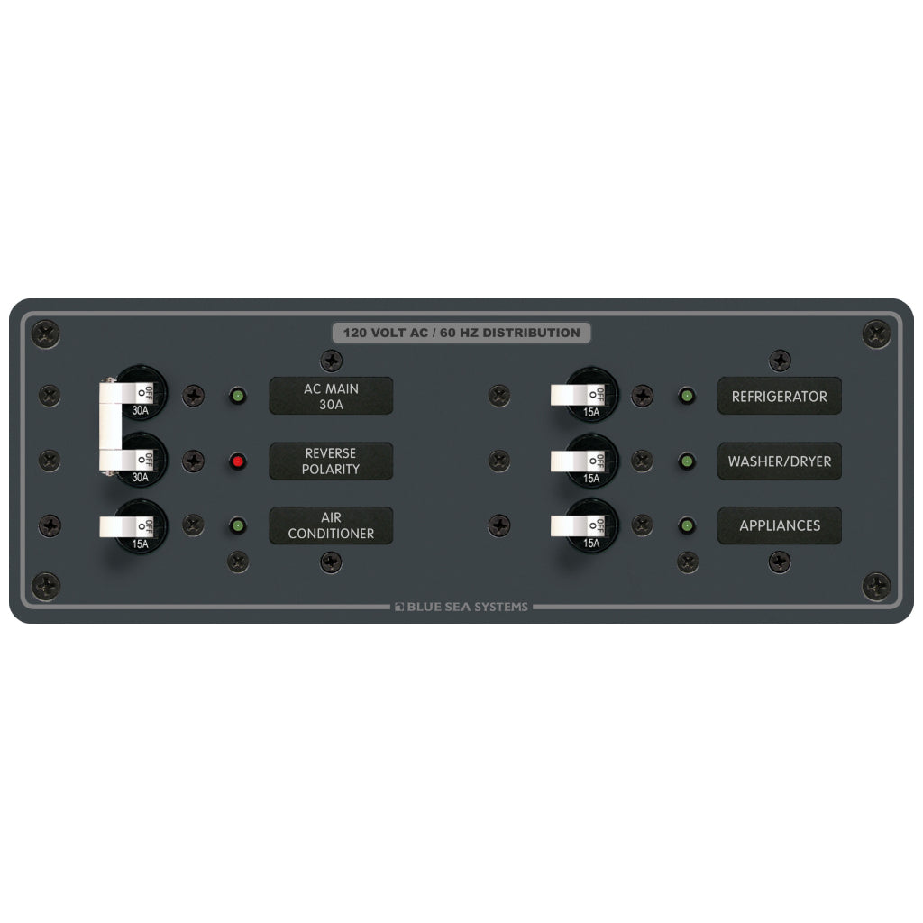 Blue Sea Systems AC Main + 4 Positions
