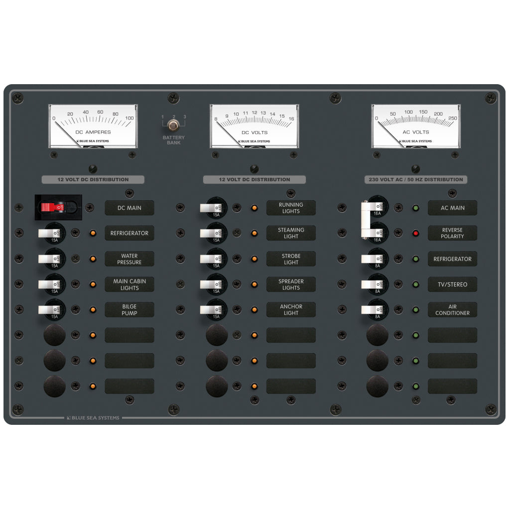 Blue Sea European AC/DC Main Panel