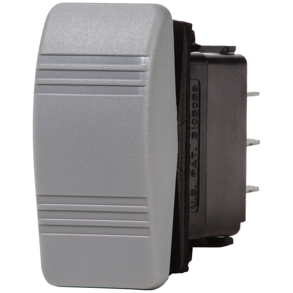 Blue Sea 8231 Contura Switch SPST Gray - OFF-- ON