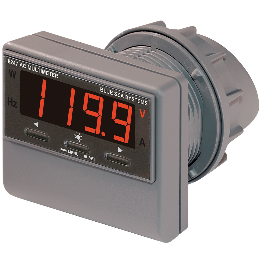 Blue Sea 8247 AC Digital Multi-Func. Meter w/Alarm