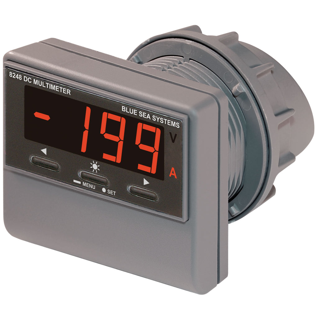 Blue Sea 8248 DC Digital Multi-Func. Meter w/Alarm