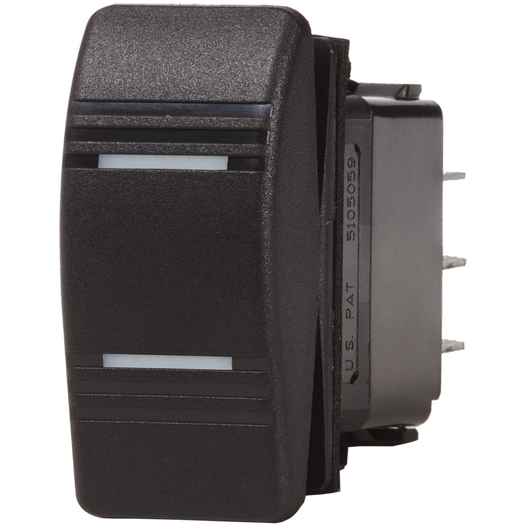 Blue Sea 8286 Contura Switch DPDT Black ON-OFF-ON