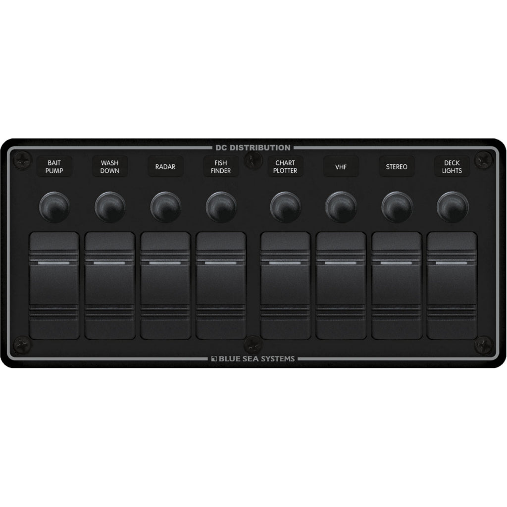 Blue Sea Water Resistant Circuit Breaker Panel