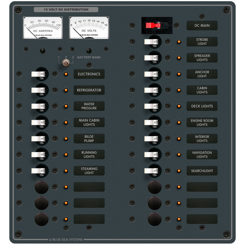Blue Sea 8380 DC Main + 22 Positions