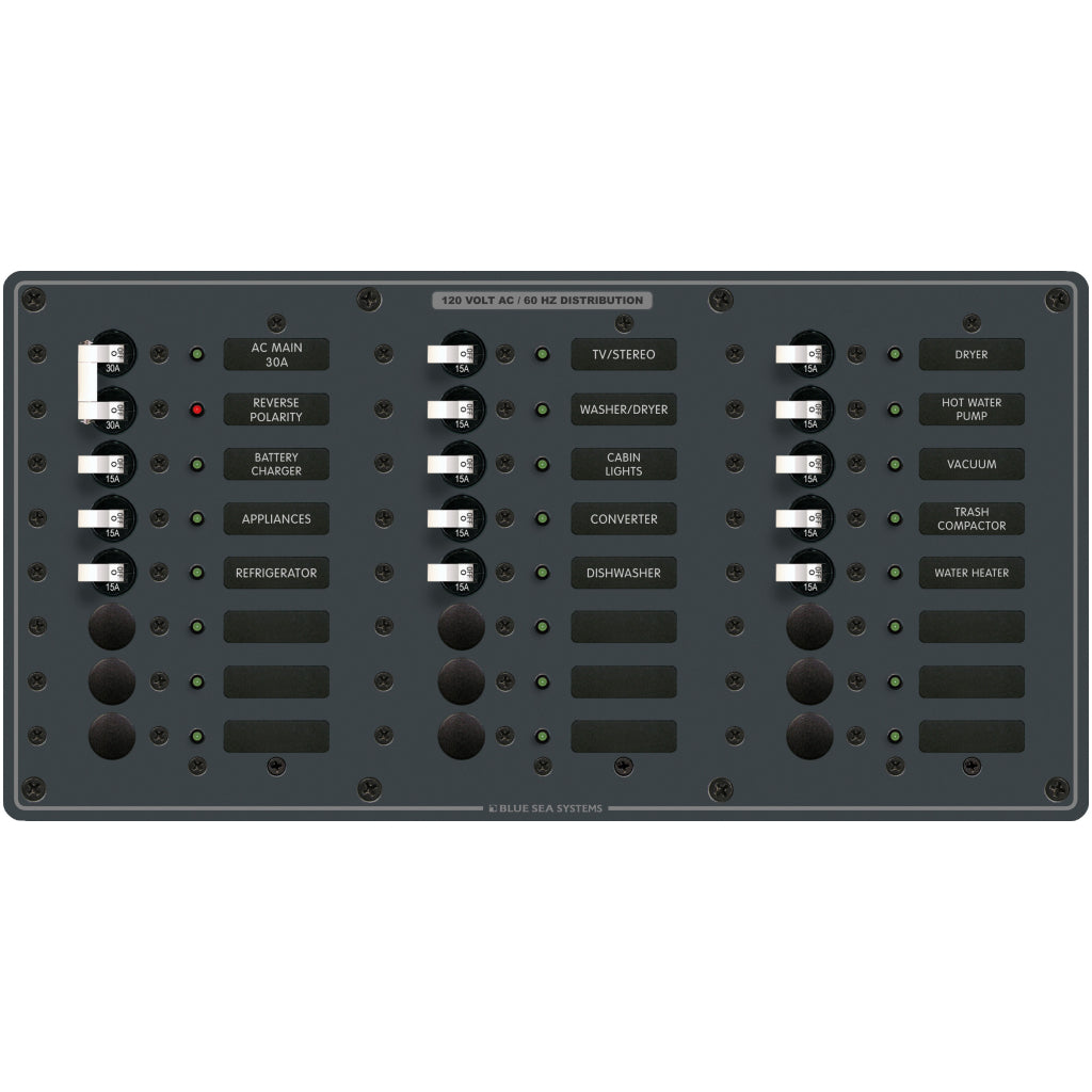 Blue Sea 22 Pos. Main Panel