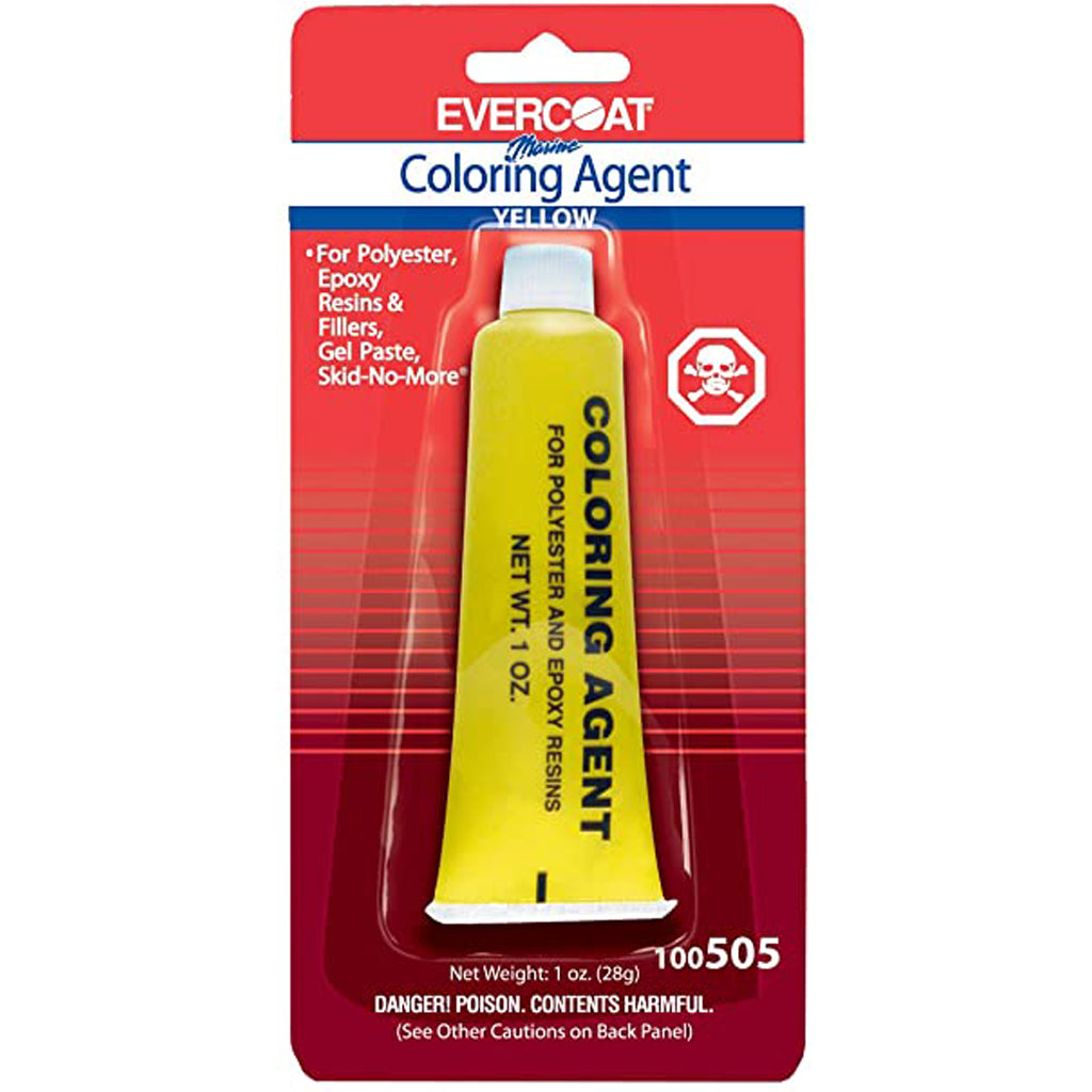 Evercoat 1oz. Yellow Pigment Epoxy/ Polyester/Safe