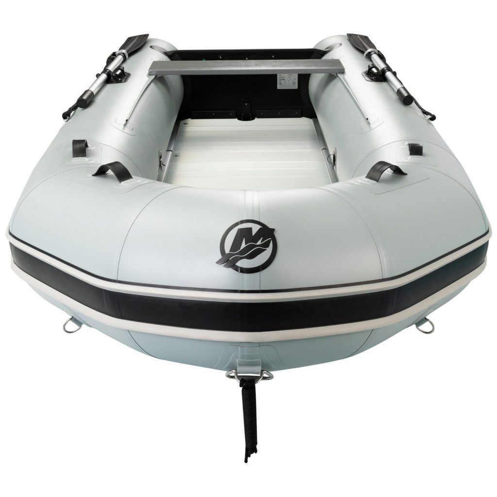 Front Of Quicksilver Sport Inflatable- 320 Aluminum Floor.
