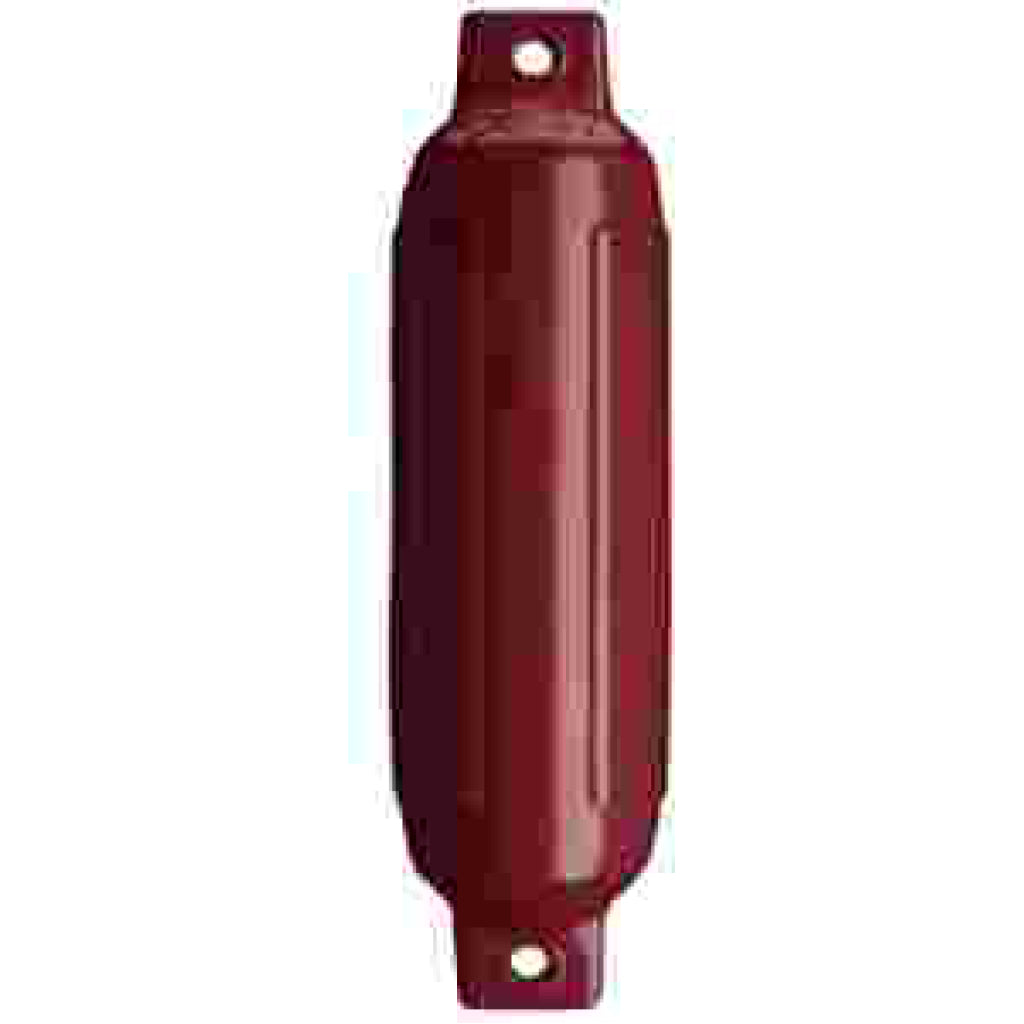 Polyform Twin Eye Fender - 3.5" x 13" Burgundy