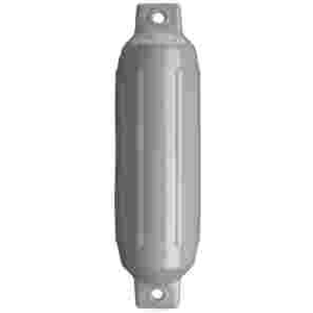 Polyform Twin Eye Fender - 3.5" x 13" Grey