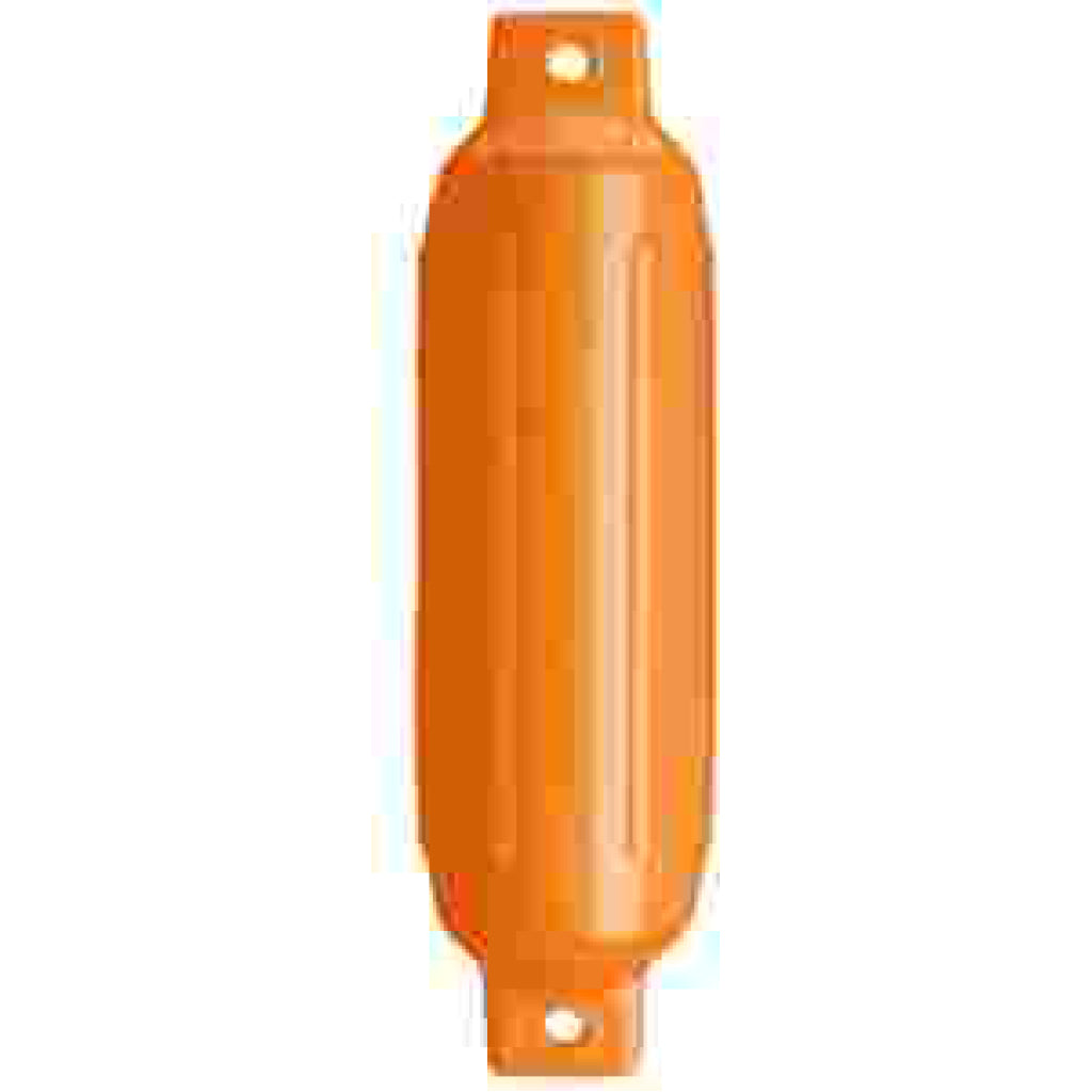 Polyform Twin Eye Fender - 3.5" x 13" Orange