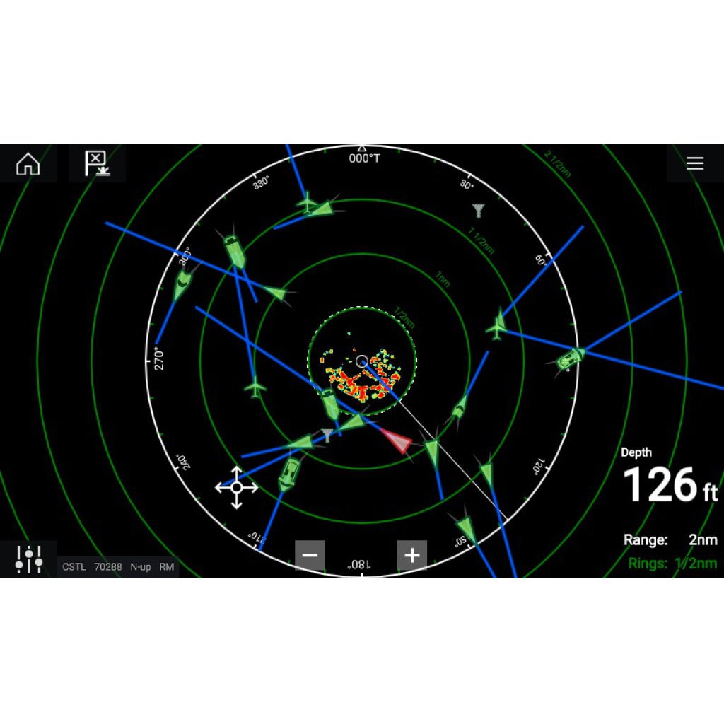 Ais Radar Overlay Of Raymarine Ais700 Class B Transciever With Splitter.