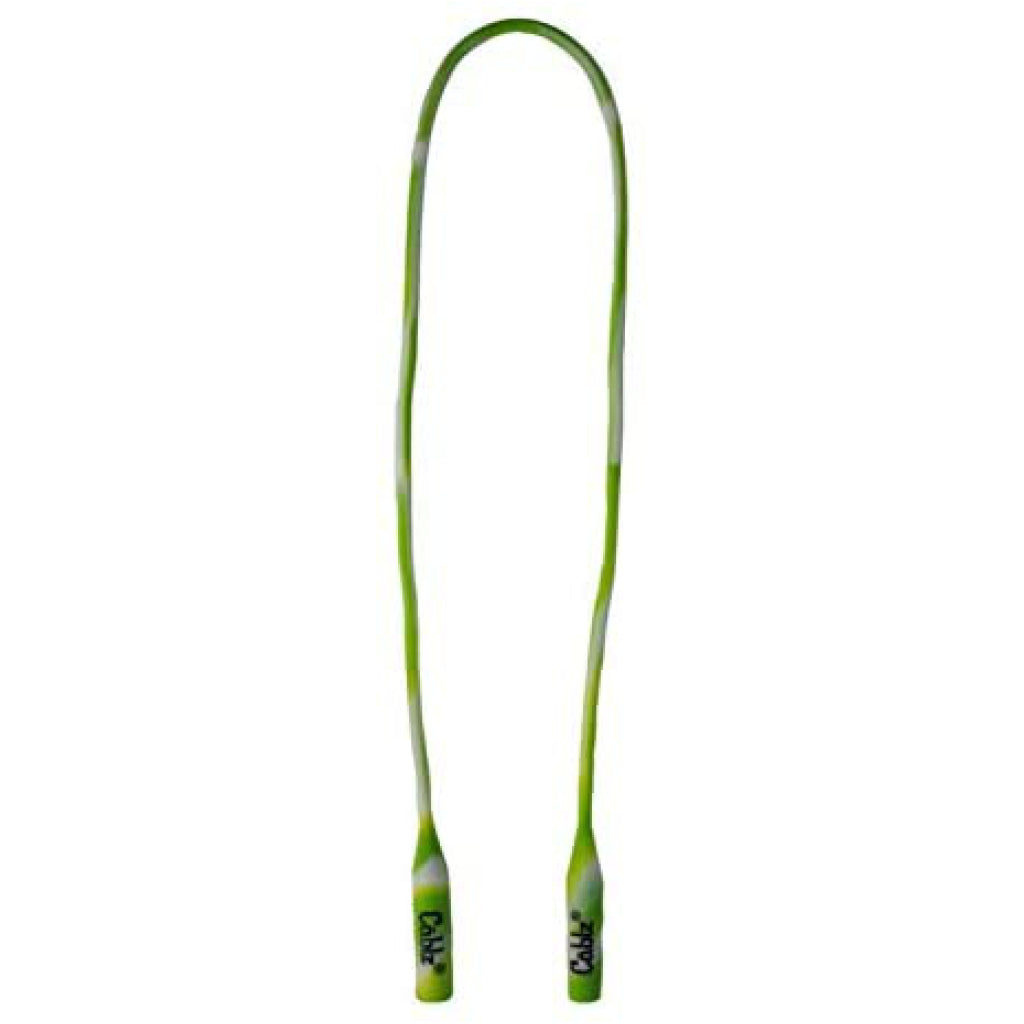 Cablz Silicone Green/White 16".