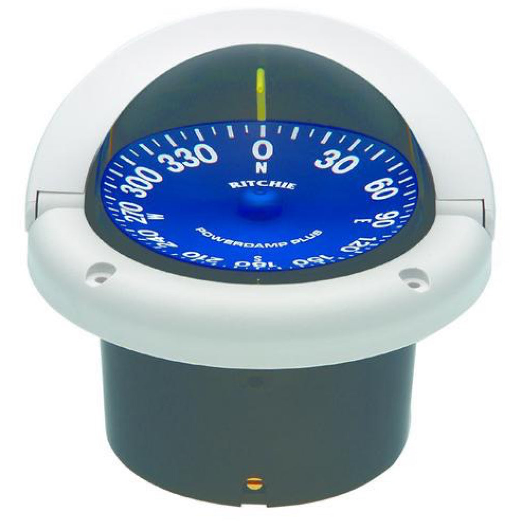 Ritchie White Flush Mount SuperSport Compass Rigging Shoppe