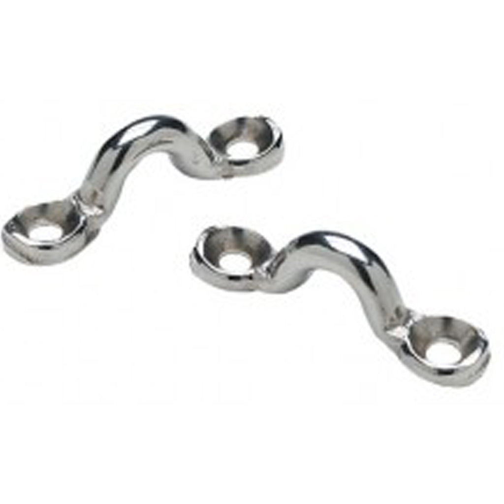 Stainless Steel 5/16" Eye Strap Cast Stock - Pair