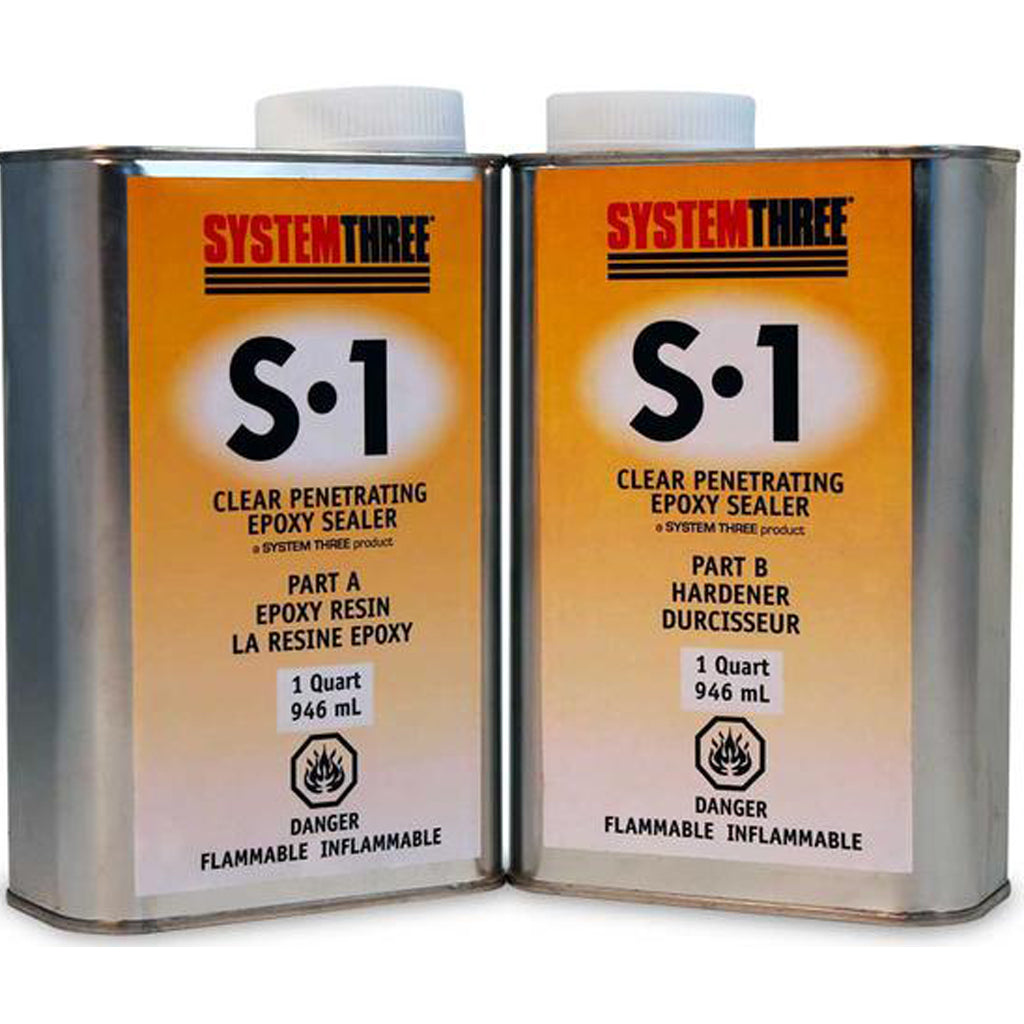 System Three 1/2 Gallon Kit S1 Epoxy Sealer Rigging Shoppe