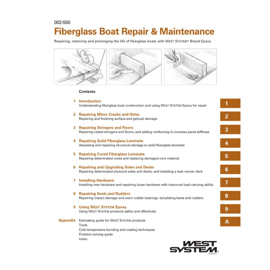 West Manual Fiberglass Repair Rigging Shoppe