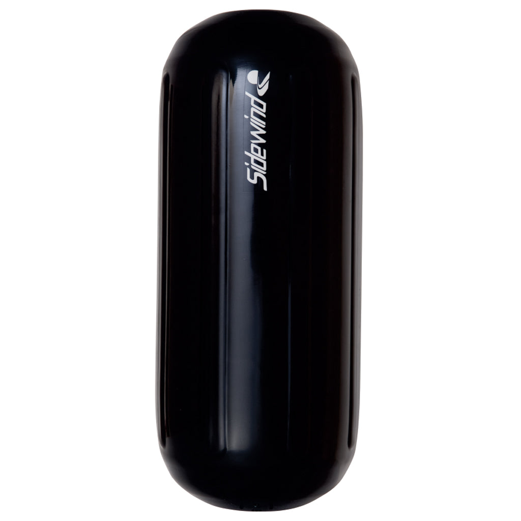 Sidewind Ribbed Fender - 8" x 20" Black *FA*
