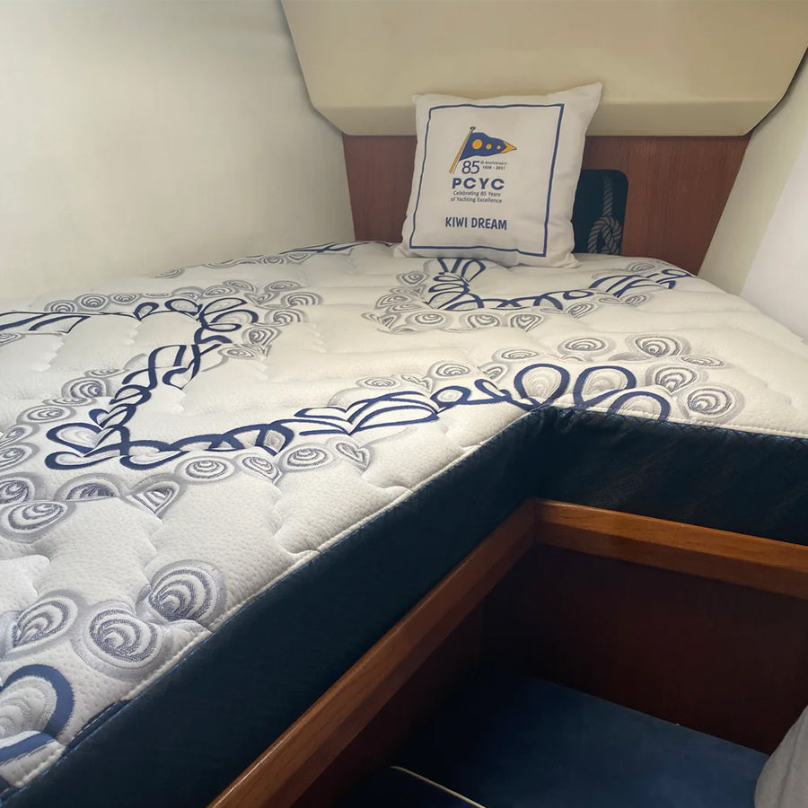 Bedding on boat.