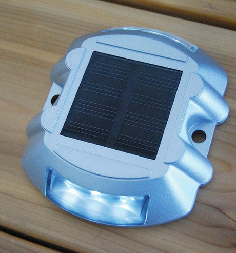 Solar dock light.