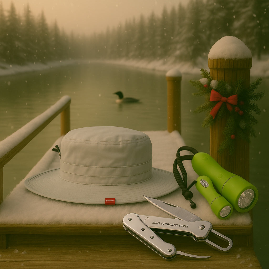 Under $50 products on a dock.