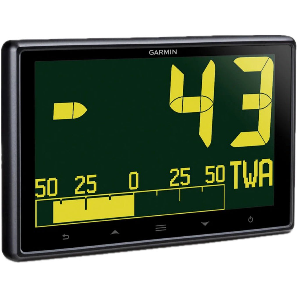 Garmin GNX 120 Display Face yellow view.