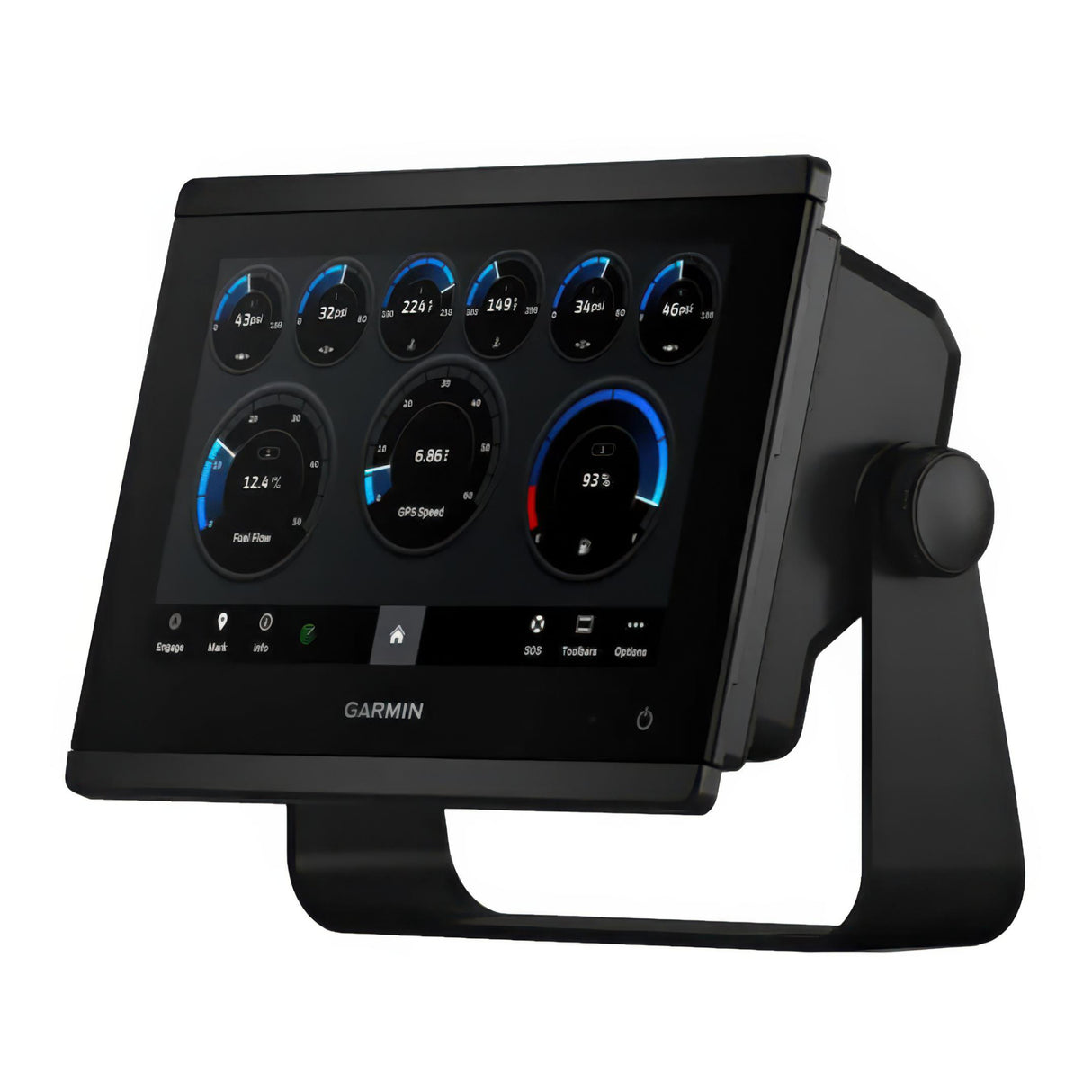 Garmin GPSMAP743 Non-Sonar w/Mapping - other angle.