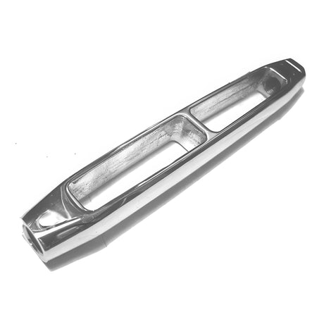 Chrome car grille on a white background