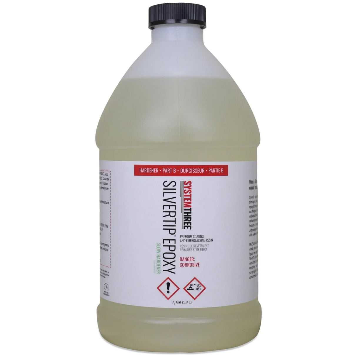 System Three 1.89L Silver Tip Slow Hardener