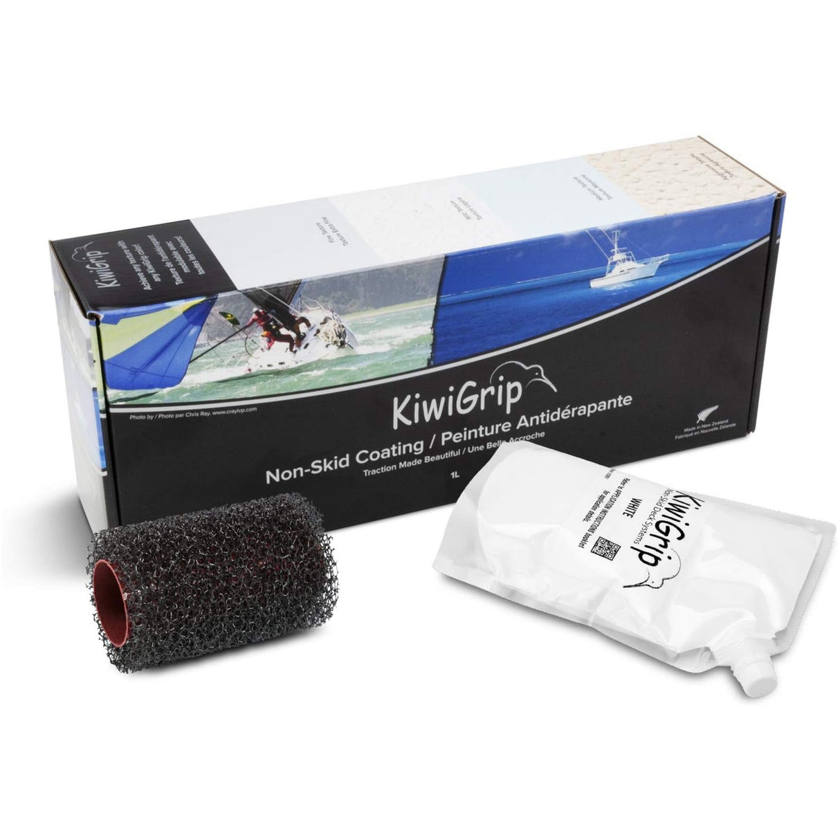Kiwigrip Anti-Slip White Quart Deck Coating