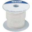 Ancor Tinned Copper White Wire, sold per foot,