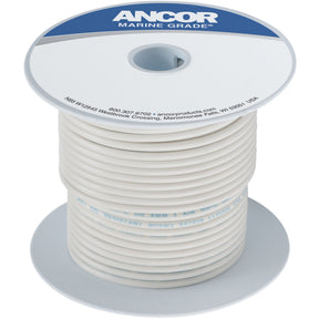 Ancor Tinned Copper White Wire, sold per foot,