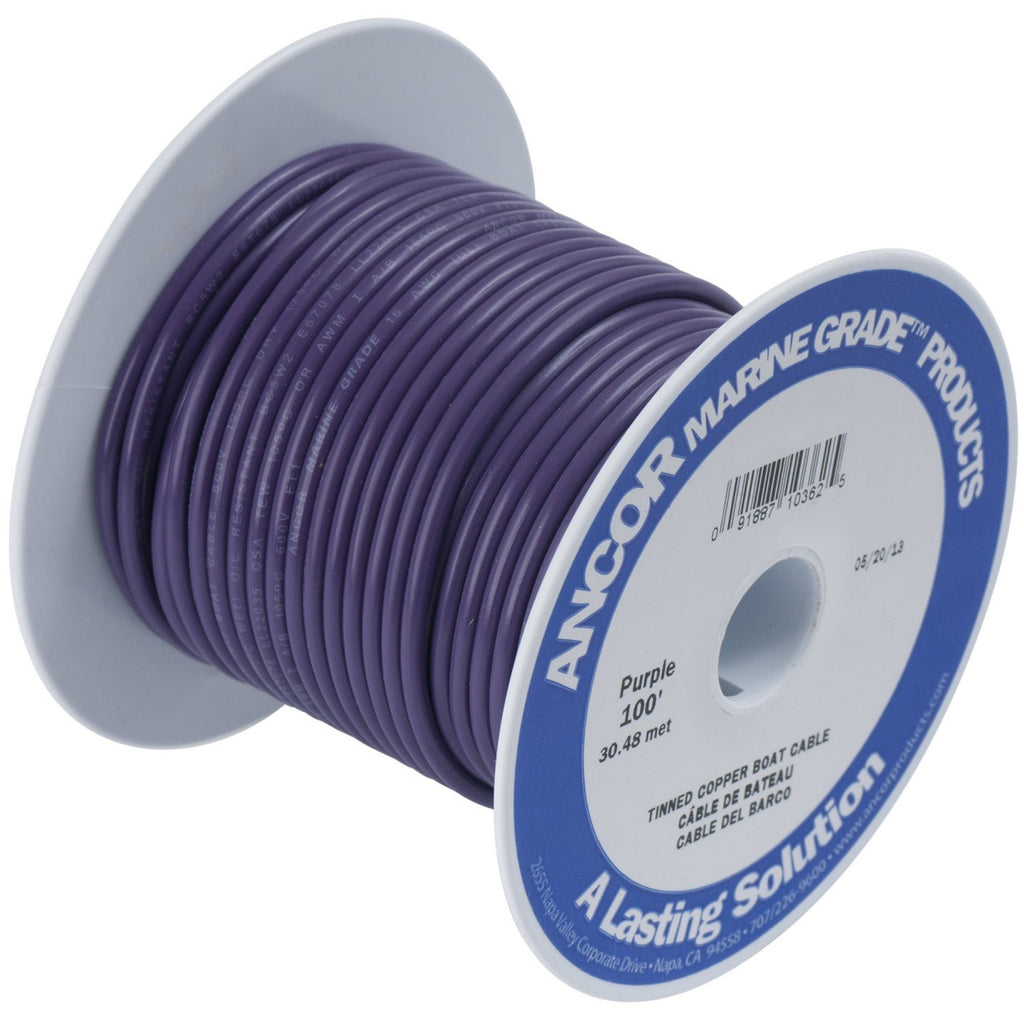 Ancor #14 Purple Wire (sold per foot).