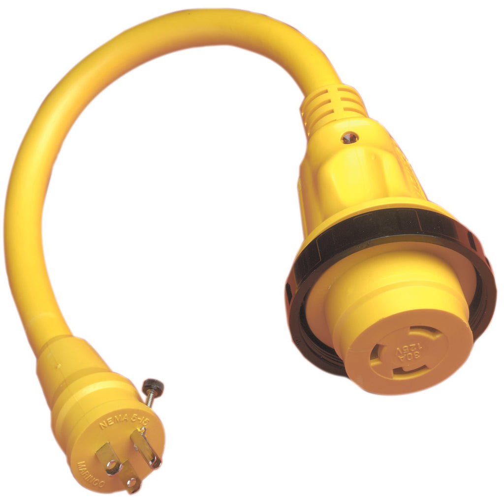 Marinco Pigtail 30A Female/15A Male Adapter