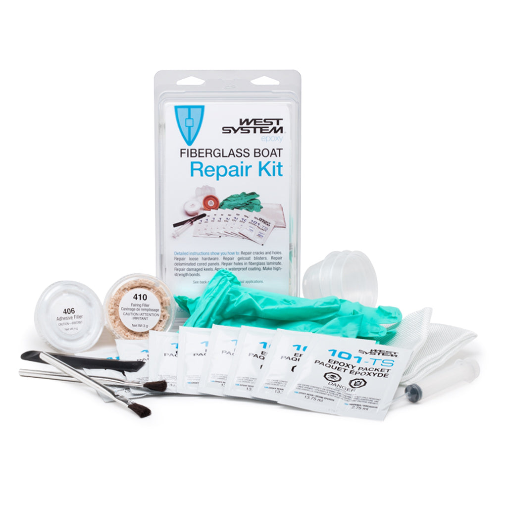 West System Fiberglass Repair Kit.