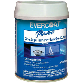 Evercoat  White Waxed Finish Gelcoat Quart.