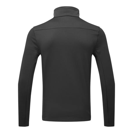 Black long-sleeve shirt on a white background