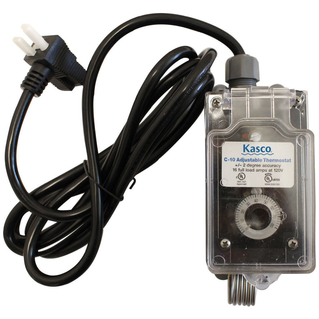 Kasco C-10 120V Adjustable Portable Thermostat.