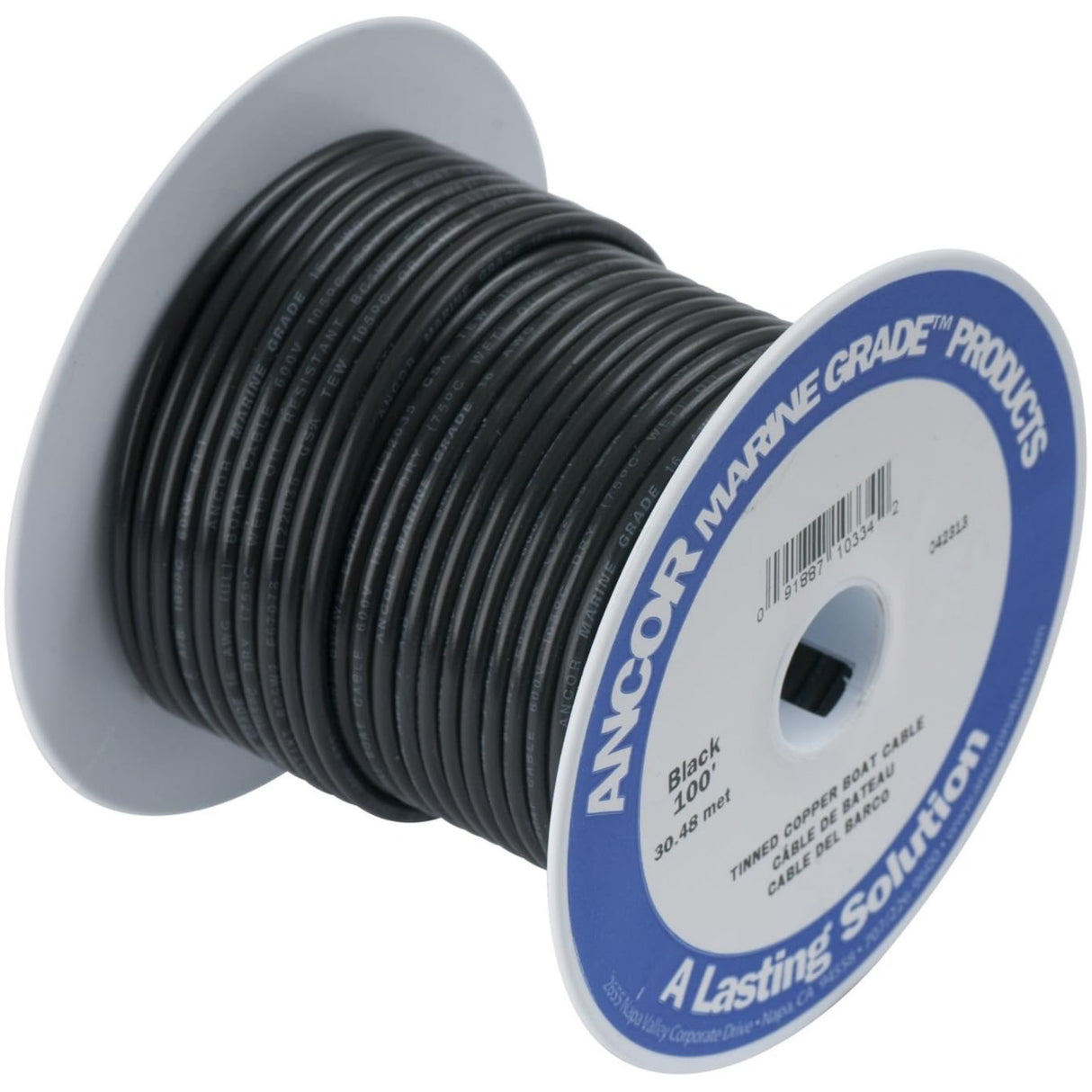 Ancor 1/0 Black Wire (sold per foot)