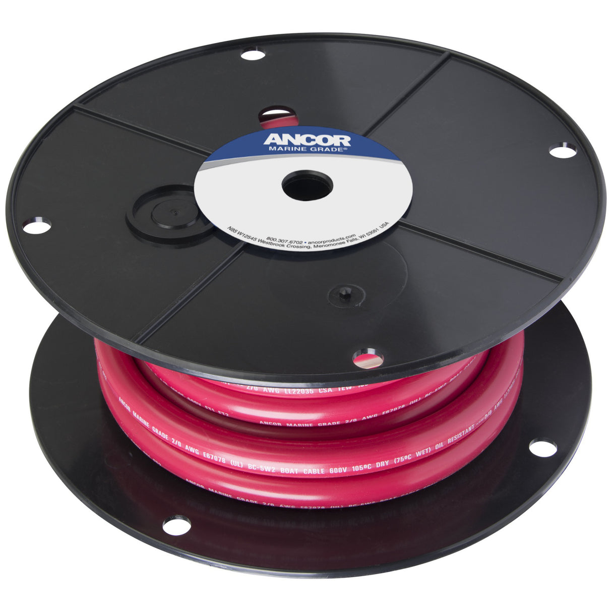 Ancor 2/0 Red Wire (sold per foot)