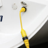 Marinco Pigtail Shore Power Adapter plugged in