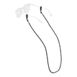 Sunglasses with a black cord on a white background