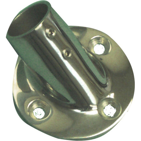 7/8" Stainless Steel 45D Round Base