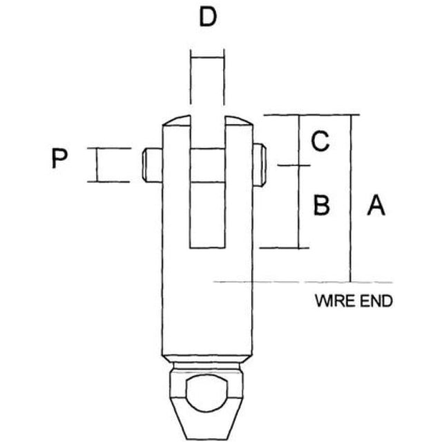 Sta-Lok Self-Fit Fork diagram