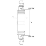 Sta-Lok Marine Insulator 1/4" Wire diagram