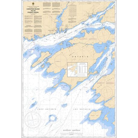 Carleton Island to Charity Shoal chart